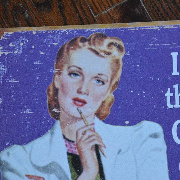 Sassy Cooking and Cleaning metal wall art sign - Picture 2 of 7